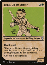 Erinis, Gloom Stalker (CLB-407) - Commander Legends: Battle for Baldur's Gate: (Showcase) Foil