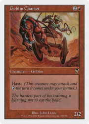 Goblin Chariot (7ED-185) - Seventh Edition