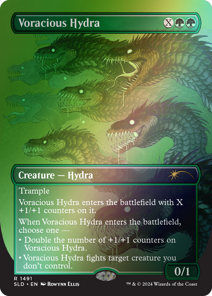 Voracious Hydra (SLD-1491) - Secret Lair Drop (Borderless) Foil