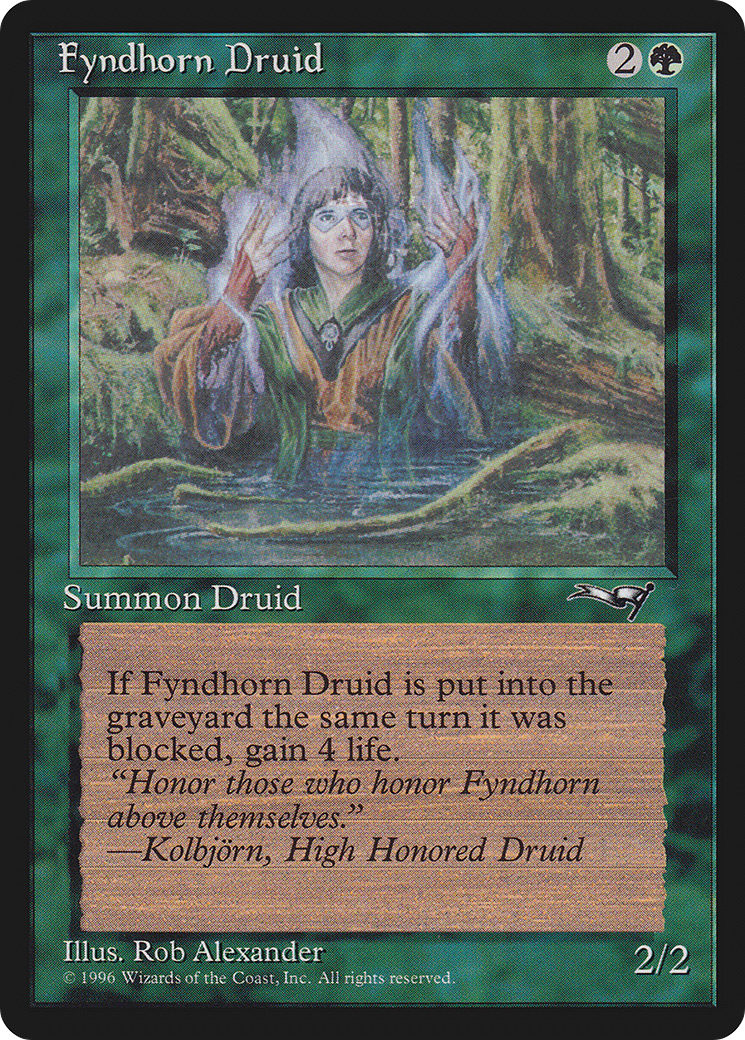 Fyndhorn Druid (ALL-071) - Alliances