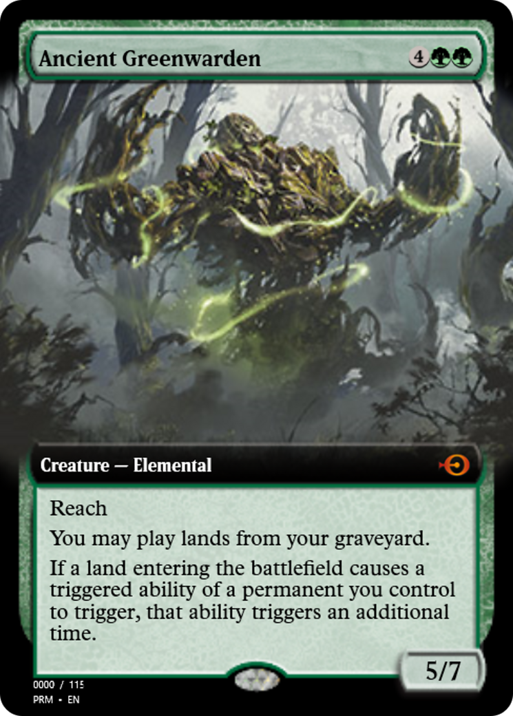Ancient Greenwarden (PRM-83772) - Magic Online Promos