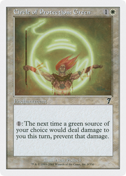 Circle of Protection: Green (7ED-008) - Seventh Edition