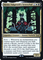 Victor, Valgavoth's Seneschal (PRE-238) - Duskmourn: House of Horror Promos Foil
