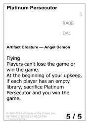 Platinum Persecutor (UNK-RA06A) - Unknown Event