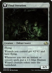 Docent of Perfection // Final Iteration (PRE-56S) - Eldritch Moon Promos: (mooneldrazidfc) Foil