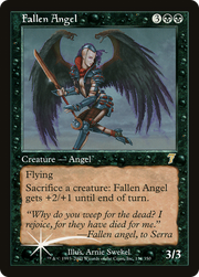 Fallen Angel (7ED-134★) - Seventh Edition Foil