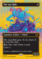 The Last Ride (DFT-525) - Aetherdrift (Borderless) Foil