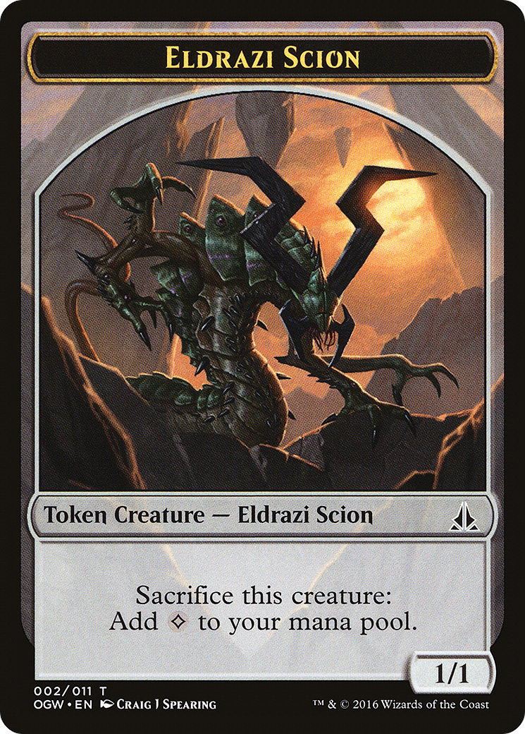 Eldrazi Scion (OGW-002) - Oath of the Gatewatch Tokens