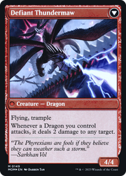 Invasion of Tarkir // Defiant Thundermaw (PRE-149S) - March of the Machine Promos Foil