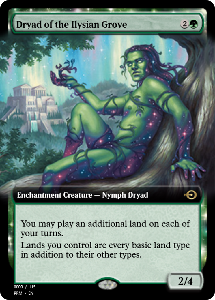 Dryad of the Ilysian Grove (PRM-79953) - Magic Online Promos: (enchantment) Foil