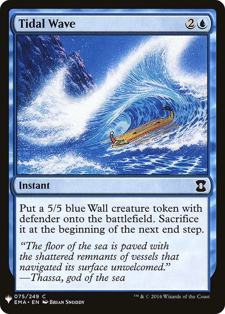 Tidal Wave (LIST-075) - The List