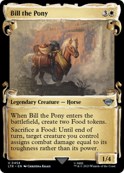 Bill the Pony (LTR-454) - The Lord of the Rings: Tales of Middle-earth: (Showcase) Foil