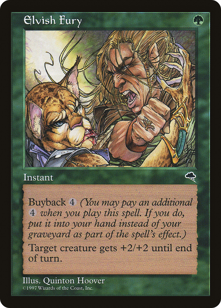 Elvish Fury (TMP-226) - Tempest