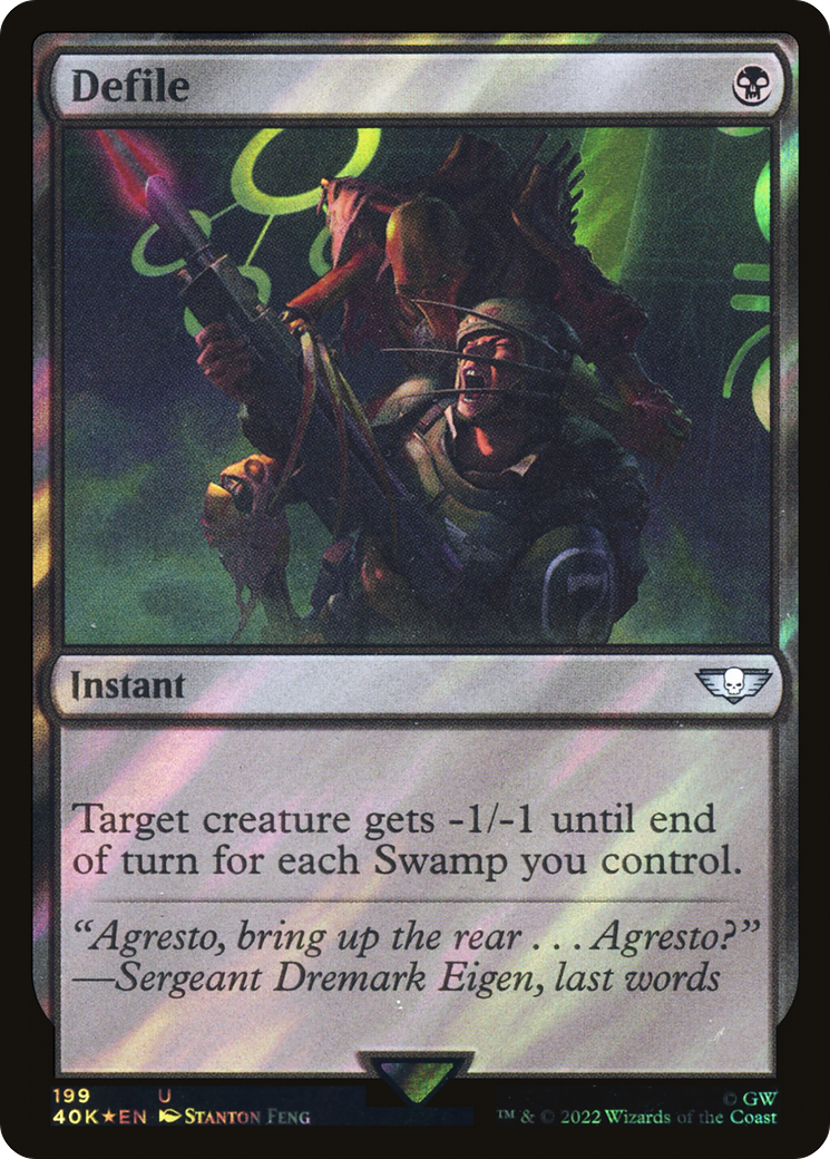 Defile (40K-199) - Warhammer 40,000 Commander Foil