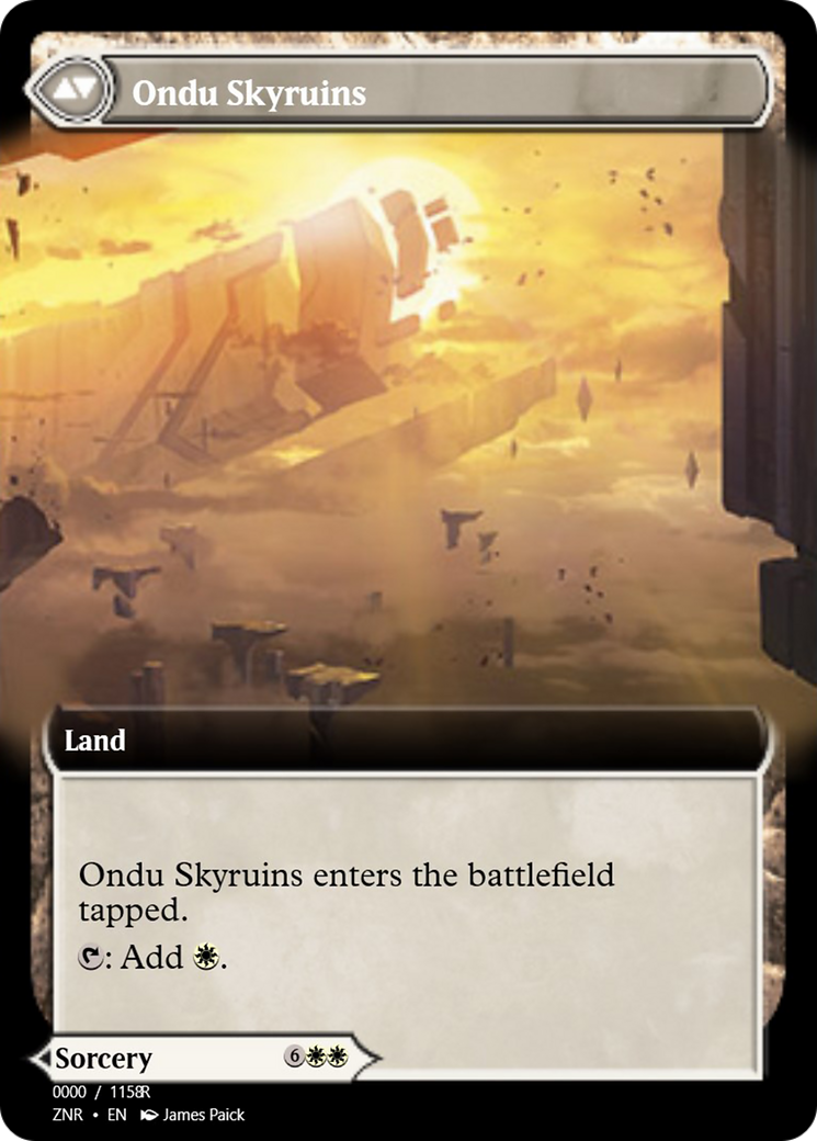 Ondu Inversion // Ondu Skyruins (PRM-83870) - Magic Online Promos Foil