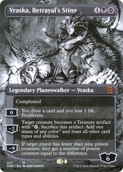 Vraska, Betrayal's Sting (ONE-337) - Phyrexia: All Will Be One: (Showcase) (Borderless) Foil