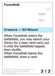 Forestfolk (UNK-RZ04A) - Unknown Event