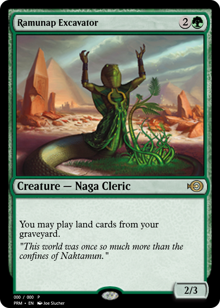 Ramunap Excavator (PRM-64991) - Magic Online Promos Foil