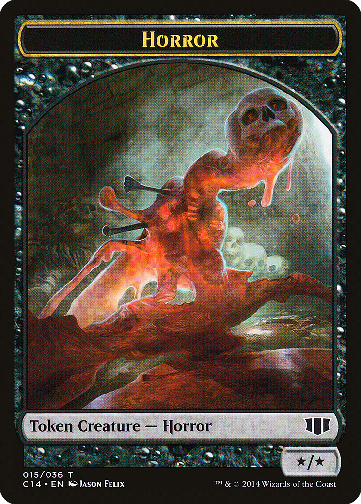 Horror (C14-15 // 16) - Commander 2014 Tokens