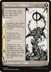 Elesh Norn // The Argent Etchings (MOM-292) - March of the Machine: (Showcase) (Borderless)