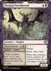 Purging Stormbrood // Absorb Essence (TDM-315) - Tarkir: Dragonstorm: (Showcase)