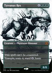 Tyrranax Rex (ONE-314) - Phyrexia: All Will Be One: (Showcase) (Borderless)