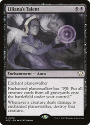 Liliana's Talent (MOC-076) - March of the Machine Commander Foil