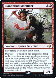 Bloodbraid Marauder (PRE-116S) - Modern Horizons 2 Promos Foil