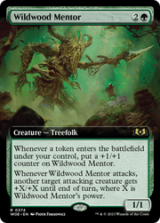 Wildwood Mentor (WOE-374) - Wilds of Eldraine: (Extended Art) Foil