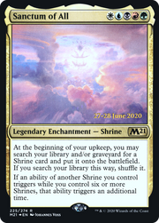 Sanctum of All (PRE-225) - Core Set 2021 Promos Foil