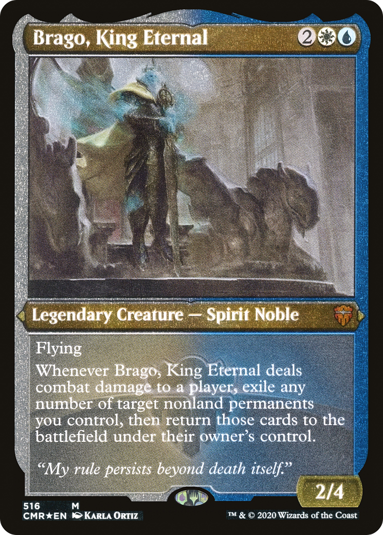Brago, King Eternal (CMR-516) - Commander Legends Foil