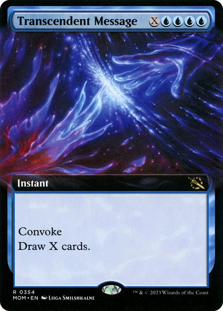 Transcendent Message (MOM-354) - March of the Machine: (Extended Art) Foil
