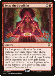Seize the Spotlight (PPSNC-052) - New Capenna Commander Promos Foil