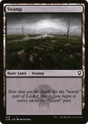 Swamp (CLB-459) - Commander Legends: Battle for Baldur's Gate Foil