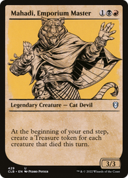 Mahadi, Emporium Master (CLB-429) - Commander Legends: Battle for Baldur's Gate: (Showcase) Foil