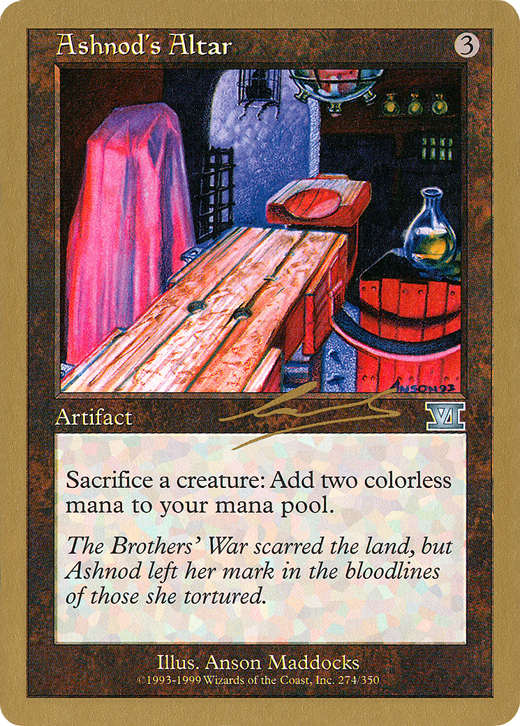 Ashnod's Altar (WCD-NL274) - World Championship Decks 2000