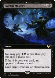 Baleful Mastery (STX-301) - Strixhaven: School of Mages: (Extended Art) Foil