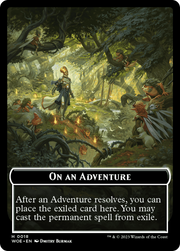 On an Adventure (TWOE-018) - Wilds of Eldraine Tokens Foil