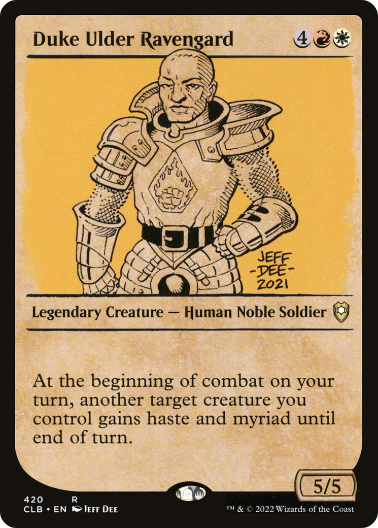 Duke Ulder Ravengard (CLB-420) - Commander Legends: Battle for Baldur's Gate: (Showcase) Foil