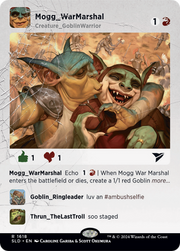 Mogg War Marshal (SLD-1618) - Secret Lair Drop (Borderless)