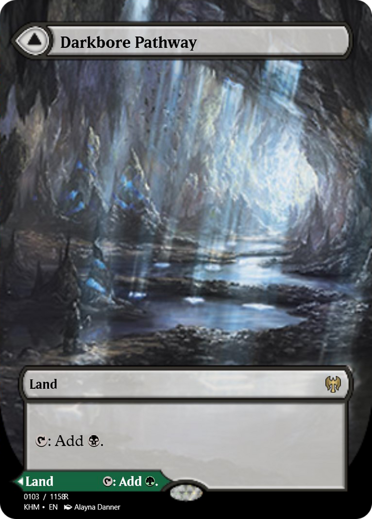 Darkbore Pathway // Slitherbore Pathway (PRM-88406) - Magic Online Promos