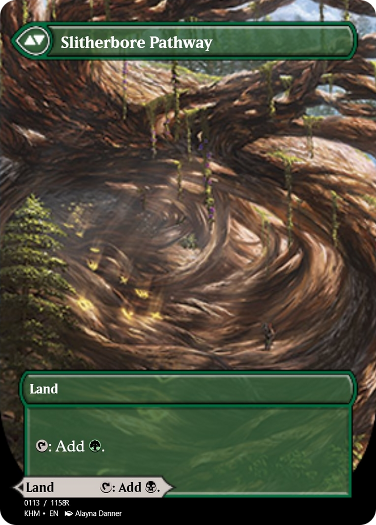 Darkbore Pathway // Slitherbore Pathway (PRM-88406) - Magic Online Promos Foil