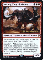 Moraug, Fury of Akoum (PRE-150) - Zendikar Rising Promos Foil