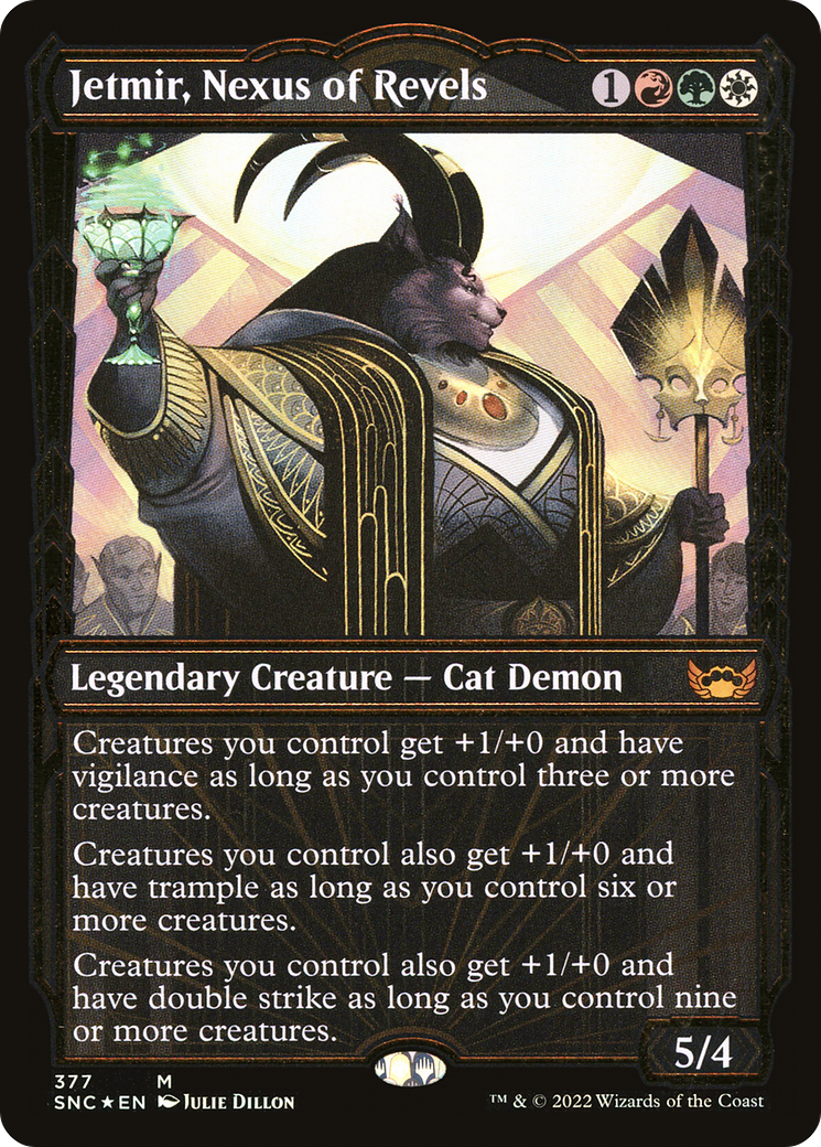 Jetmir, Nexus of Revels (SNC-377) - Streets of New Capenna: (Showcase) Foil