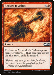 Reduce to Ashes (M20-155) - Core Set 2020 Foil