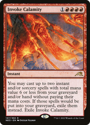 Invoke Calamity (NEO-147) - Kamigawa: Neon Dynasty Foil