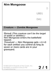 Nim Mongoose (UNK-UB01B) - Unknown Event