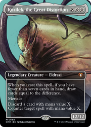 Kozilek, the Great Distortion (CMM-668) - Commander Masters (Borderless) Foil