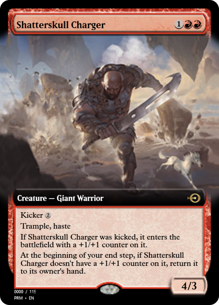 Shatterskull Charger (PRM-83750) - Magic Online Promos