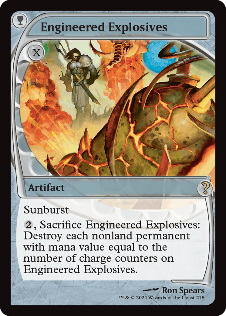 Engineered Explosives (MB2-218) - Mystery Booster 2